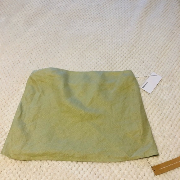 Reformation Strapless Linen Top - Picture 2 of 5